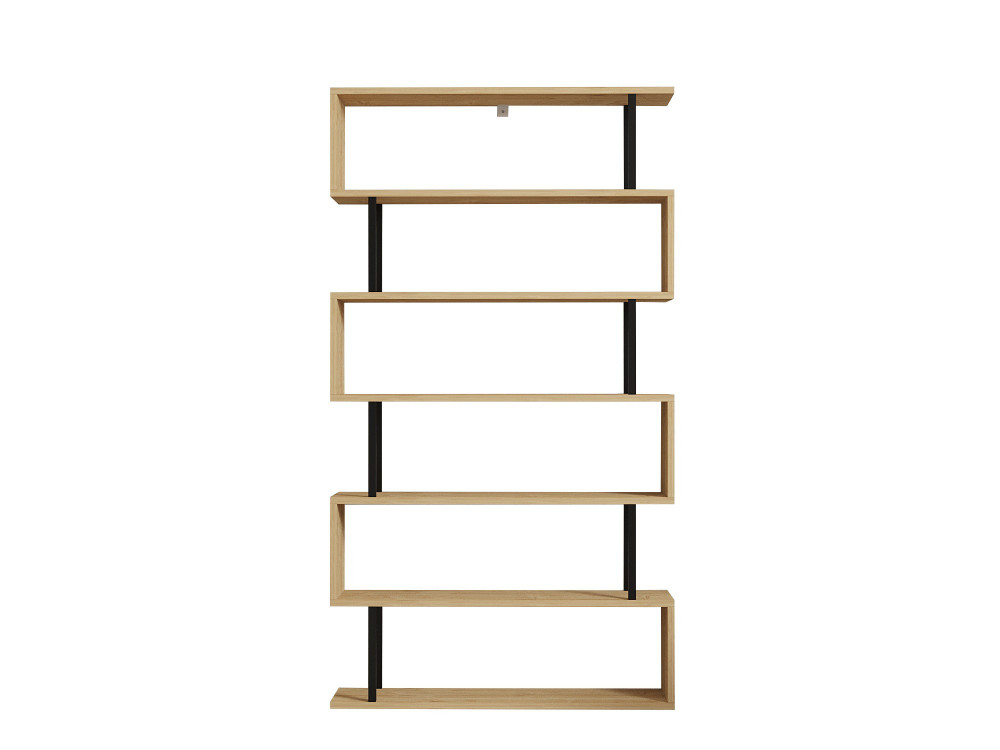 Bücherregal aus Holz "Hector" - 90 x 22 x 162 cm - Saphir