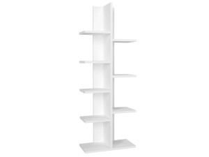 Holz Bücherregal "Tree" - 45 x 22 x 121 cm - Weiß