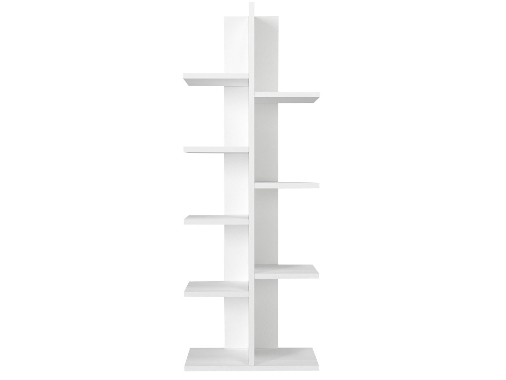 Holz Bücherregal "Tree" - 45 x 22 x 121 cm - Weiß