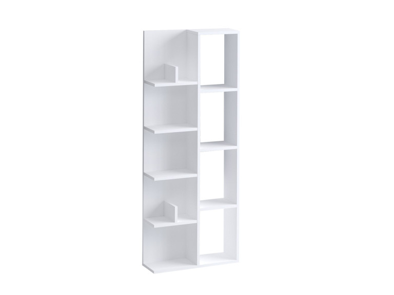 Bücherregal aus Holz "Viva" - 60 x 18 x 150 cm - Weiß