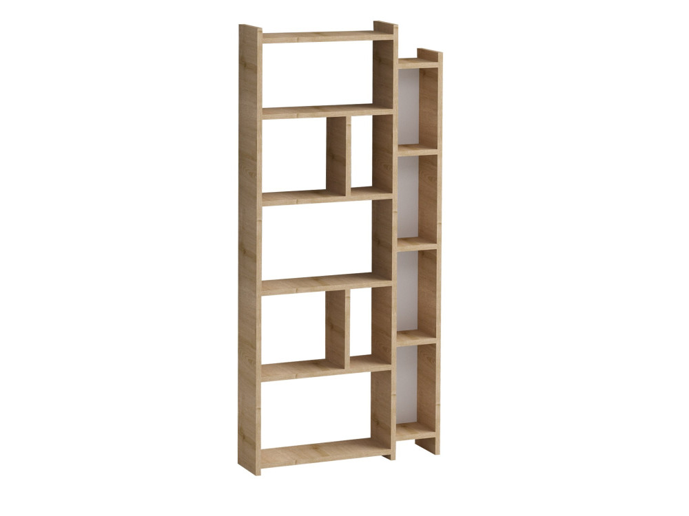 Bücherregal aus Holz "Momo" - 65 x 15 x 150 cm - Eiche