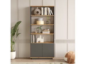 Holz Bücherregal "Forlan" 75 x 26,8 x 168,3 cm - Atlantische Kiefer 2