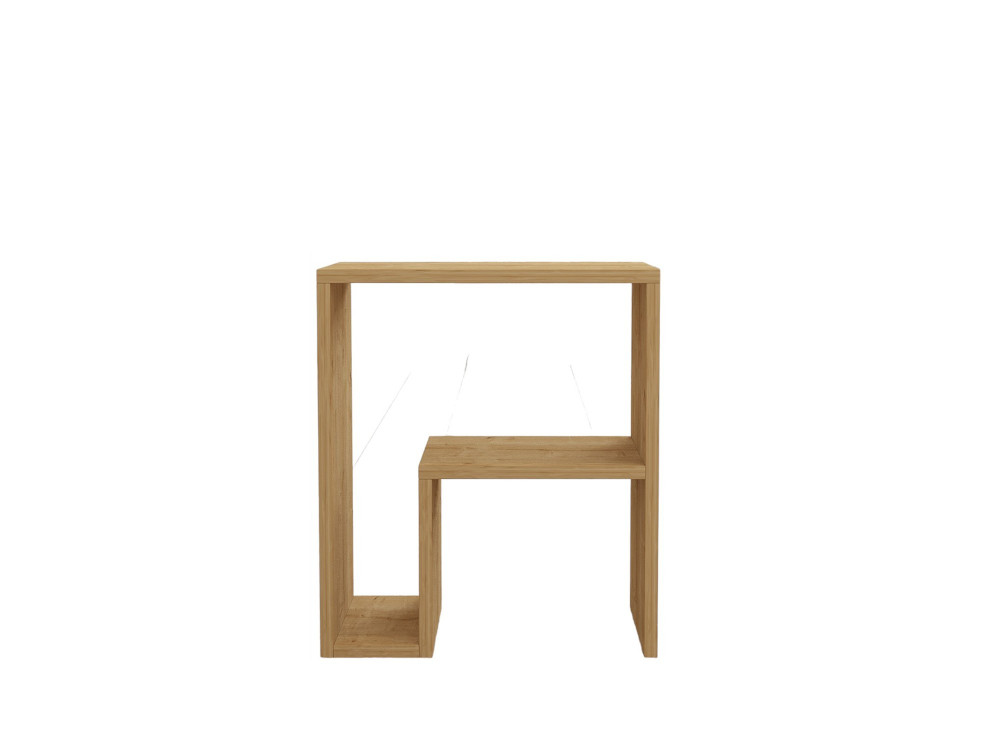 Beistelltisch aus Holz "Yepa" - 45 x 29 x 51 cm - Eiche Saphir