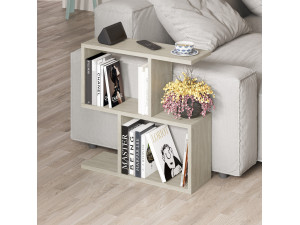 Couchtisch aus Holz "Homemania" - 60 x 60 x 20 cm - Beige 2