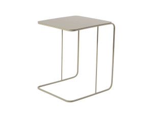 Beistelltisch aus Metall "Poet" 47 x 46 x 57 cm - Taupe