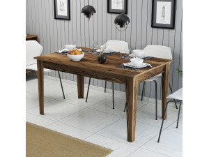 Holz Esstisch "Milan500" - 145 x 88 x 75 cm - Braun 2