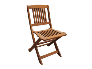 Gartenlounge aus Tropenholz "Hongkong" - Klappbarer Tisch + 6 klappbare Stühle 2