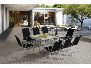 Gartenlounge "Cordoba XL 180" - Phoenix - Schwarz 2