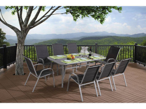 Gartenlounge "Cordoba XL 180" 8 Personen - Phoenix - Dunkelgrau 2