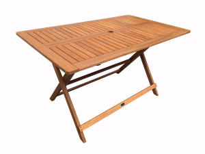 Gartenlounge Essgruppe "Séoul" - 1 Tisch + 6 Stühle - Maple - Beige 2