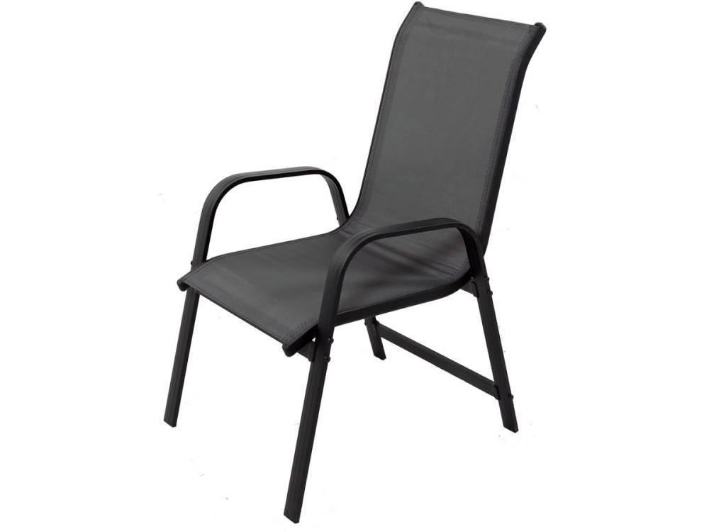 Textilene Gartenmöbel  "Cordoba + Porto" 6 Personen Dunkelgrau