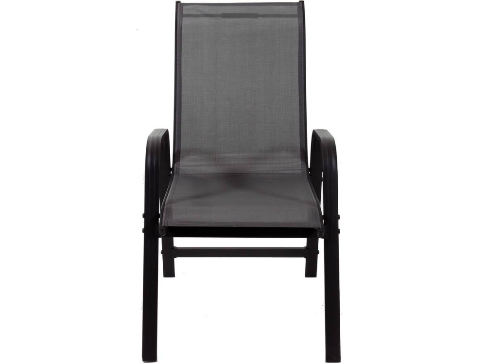 Textilene Gartenmöbel  "Cordoba + Porto" 6 Personen Dunkelgrau