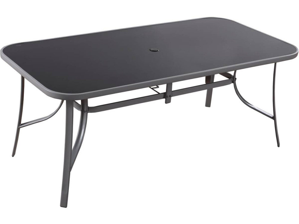 Gartenlounge aus Textilene "Cordoba + Porto" 8-Sitzer hellgrau