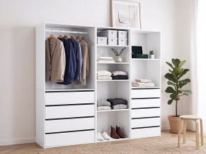 Ankleideset "Opéra" - 3 Elemente - Weiß 2