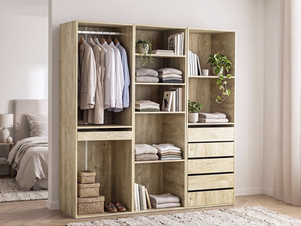 Modulares Ankleideset "Opera" - 3 Elemente - Beige
