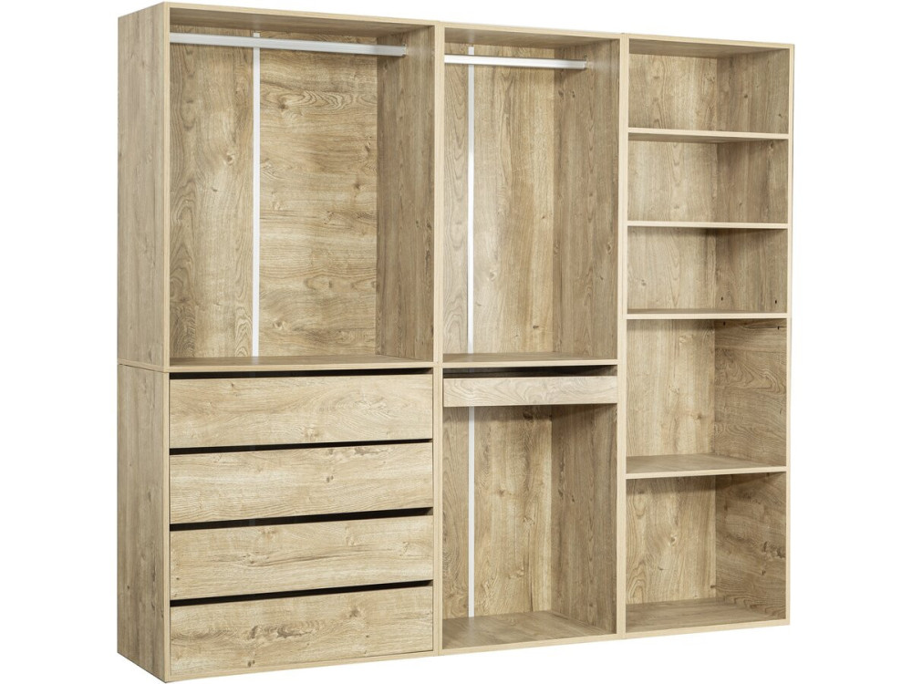 Modulares Ankleideset "Opéra" - 3 Elemente - Beige