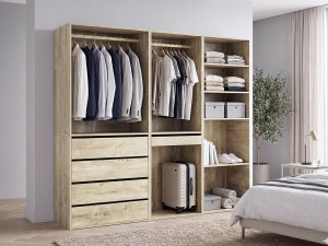 Modulares Ankleideset "Opéra" - 3 Elemente - Beige 2