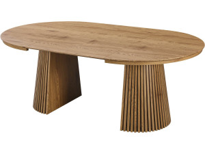 Ausziehbarer Esstisch aus Holz "Sylva" - 120/200 cm - 4 bis 8 Plätze - Braun