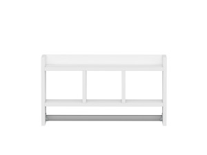 Wandregal aus Holz "Asya" - 63 x 14 x 35 cm - Weiß