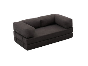 3-Sitzer-Sofa mit Stoffbezug "Comfort" - 190 x 95 x 75 cm - Anthrazitgrau