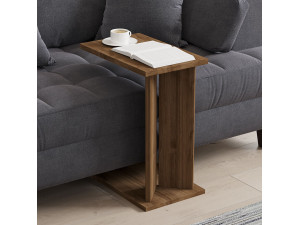 Beistelltisch aus Holz "Lun" - 25 x 50 x 48 cm - Braun 2
