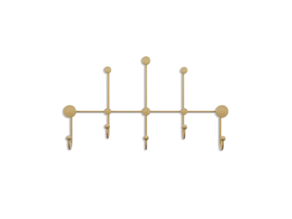 Wandhaken aus Metall "iyon-A" - 80 x 10 x 45 cm - Gold