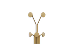 Wandhaken aus Metall "Giraffe" - 24 x 16 x 40 cm - Gold