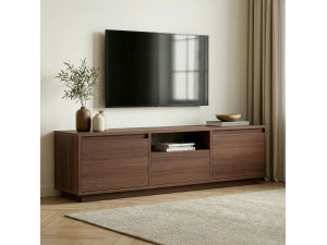 TV-Möbel aus Holz "Sentinel" - 160 x 30 x 42 cm - Braun 2