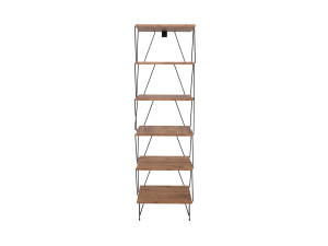 Bücherregal aus Holz "Balaban" - 46 x 30 x 165 cm - Braun