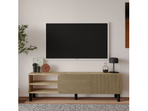 TV-Möbel aus Holz "River" - 150 x 31 x 48 cm - Beige 2