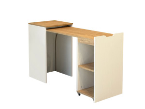 Holzschreibtisch "Modulo" - 97 x 47 x 75 cm - Beige
