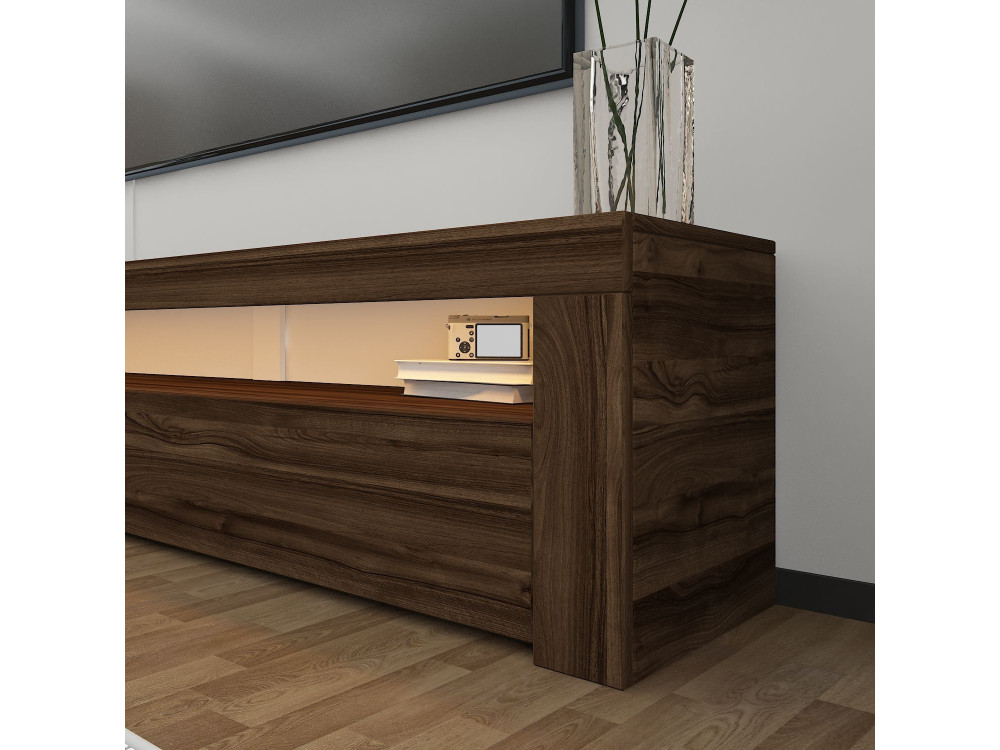 TV-Möbel aus Holz "Bati" - 150 x 36 x 46 cm - Braun