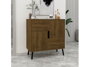 Holzbüffet "Darien" - 76 x 35 x 79 cm - Braun 2