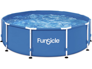 runder röhrenförmiger Pool "Auria" - 305 x 76 cm - Blau