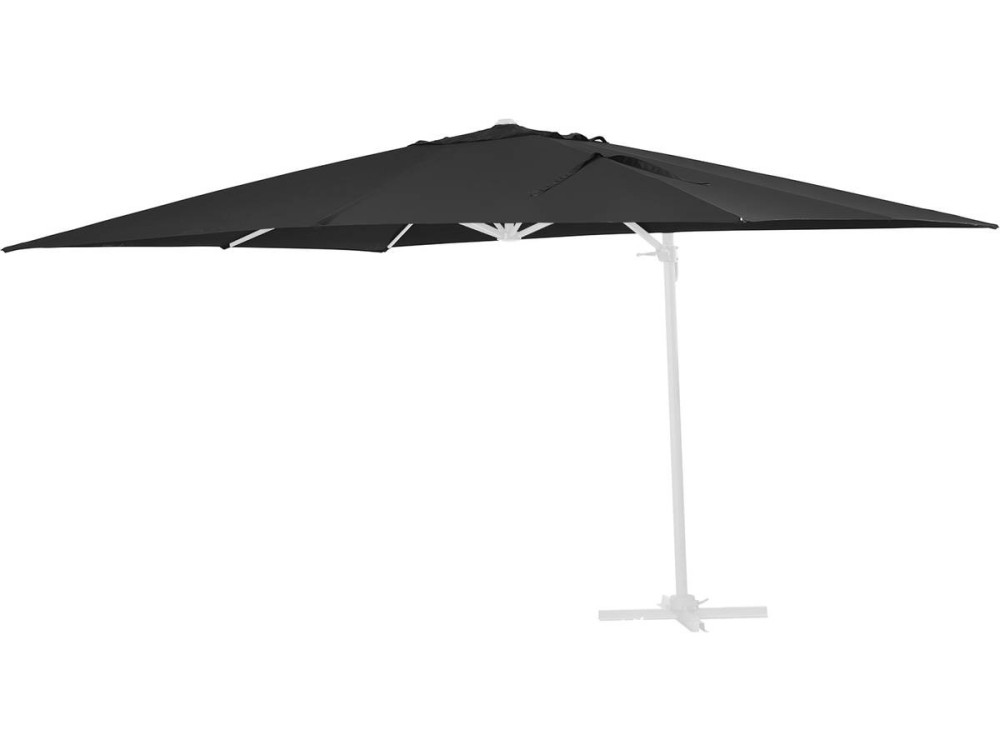 Leinwand für deportierten Gartensonnenschirm  "Sun 3" - 3 x 3 m - Schwarz