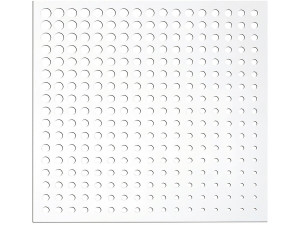 Deko-Panel - "Moon" - 5er-Set - 1.00 x 1.00 m - Weiß