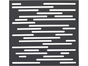 Deko-Panel - "Nautic" - 5er-Set - 1.00 x 1.00 m - Grau