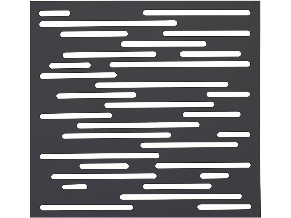 Deko-Panel - "Nautic" - 5er-Set - 1.00 x 1.00 m - Grau