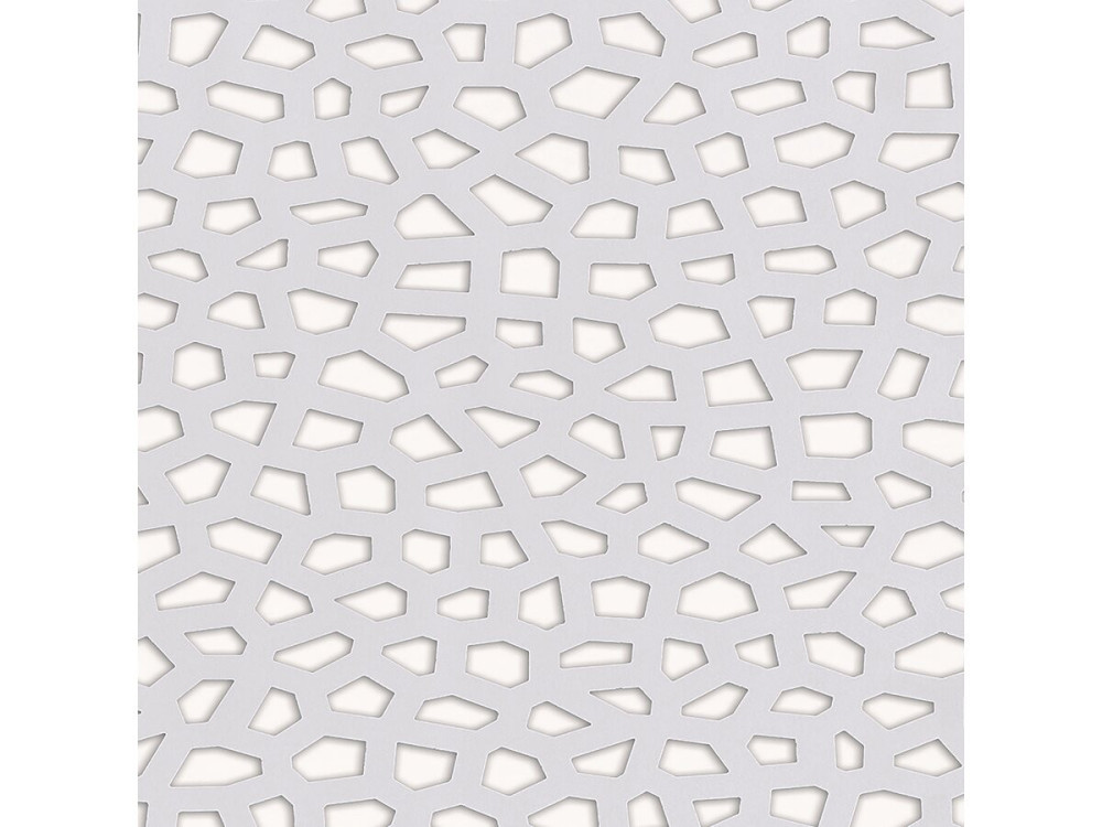 Deko-Panel - "Mosaic" - 5er-Set - 1.00 x 2.00 m - Weiß