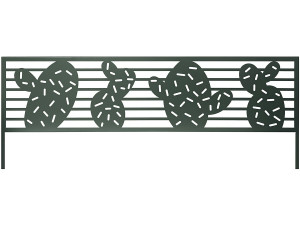 Bordüre - "Cactus" - 6er-Set - 0.40 x 1.00 m - Grün