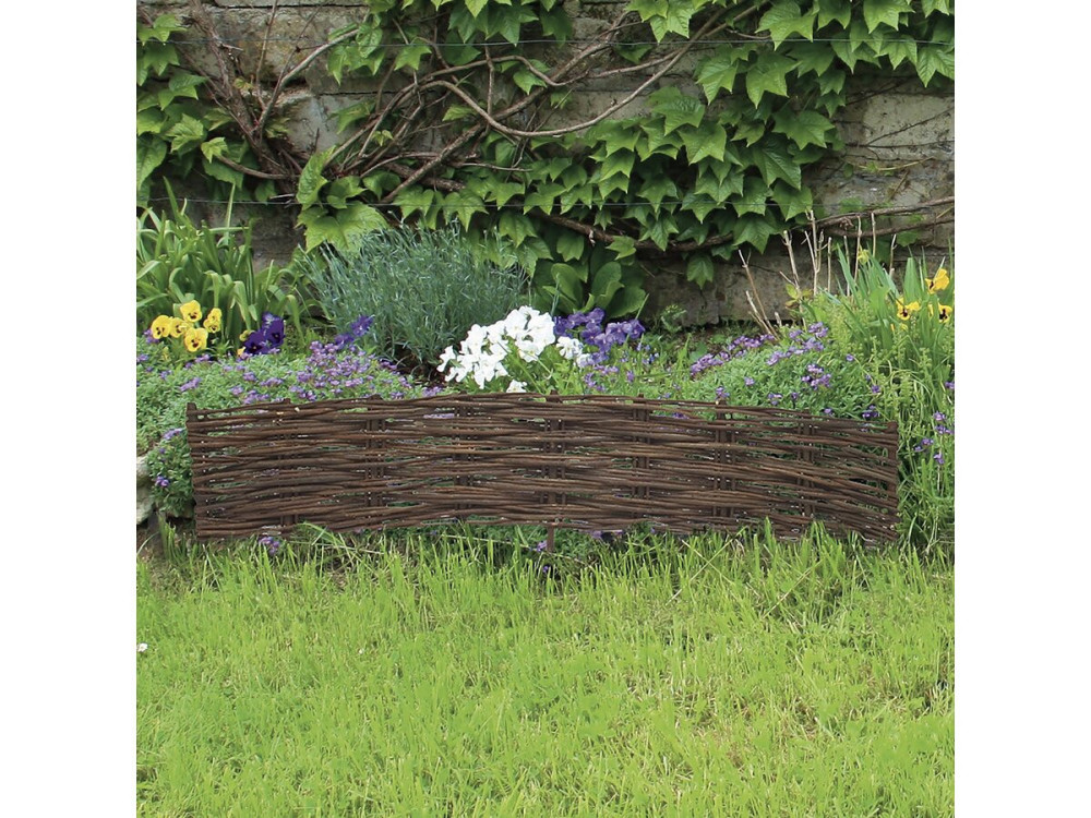 Bordüre - "Wilborder" - 10er-Pack - 0.30 x 1.00 m - Braun