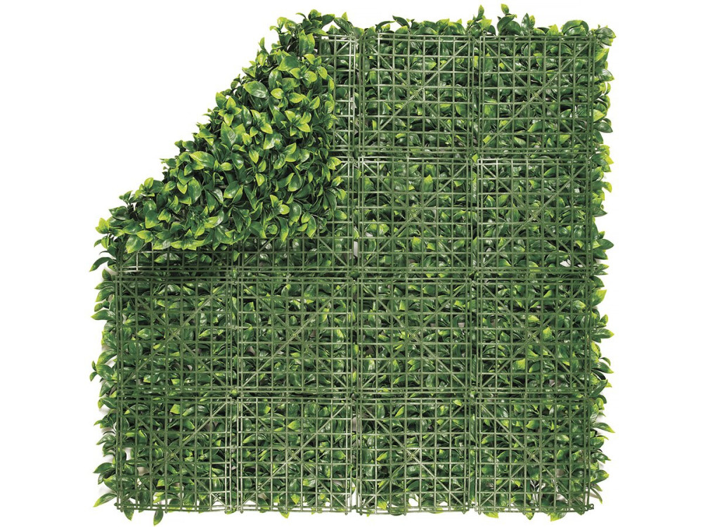 Pflanzenpaneel - "Vertical Lauro" - 6er-Set - 1.00 x 1.00 m - Grün