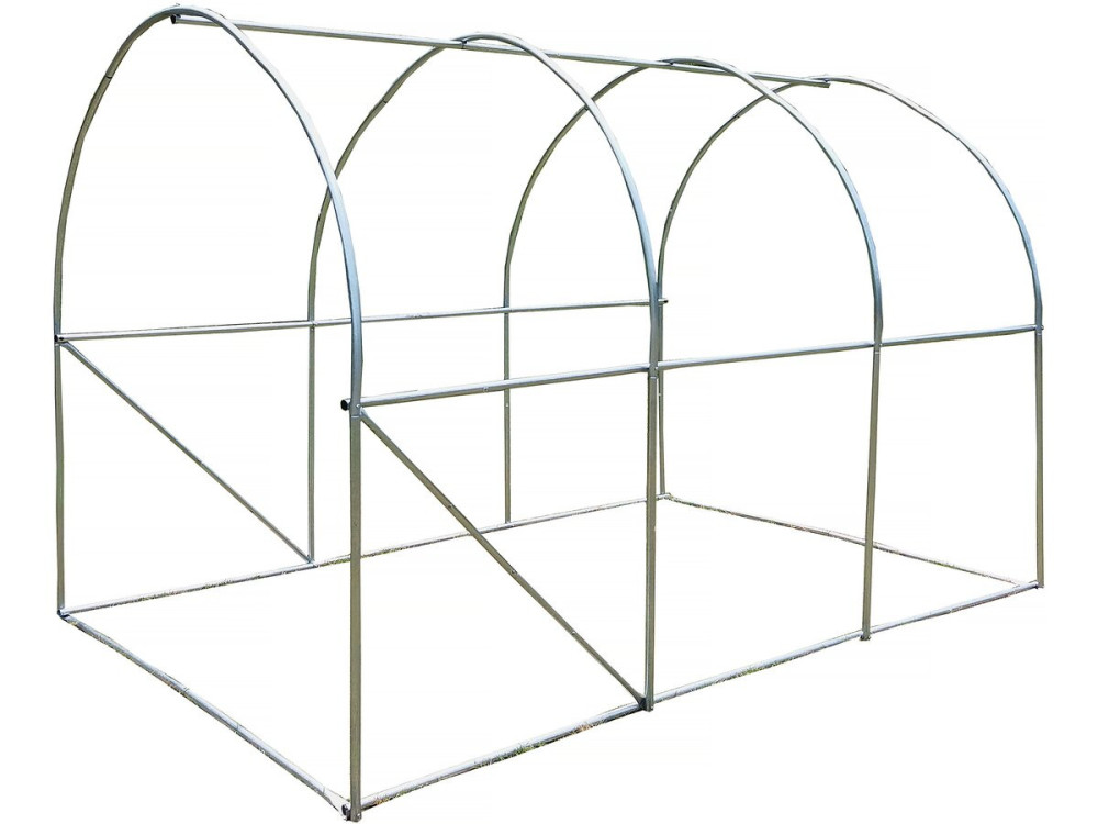 Tunnelgewächshaus für den Garten „Lys“ – 3 x 2 M - 6 M² - 130 g – Grün