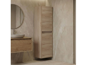 Badezimmerschrank „Side 40“ – 40 x 27 x 138 cm – Eiche 2