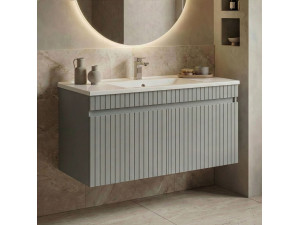 Waschtischunterschrank „Tivoli 100“ – 100 x 45 x 57 cm – Matt-Cashmere 2