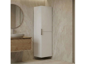 Badezimmerschrank „Purus 40“ – 40 x 32 x 138 cm – Weiß 2