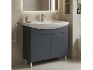 Waschtischunterschrank „Purus 80“ – 80 x 50 x 83 cm – Anthrazit matt 2