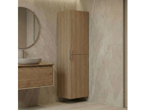 Badezimmerschrank „Purus Desna 40“ – 40 x 32 x 138 cm – Sonomo Oak 2