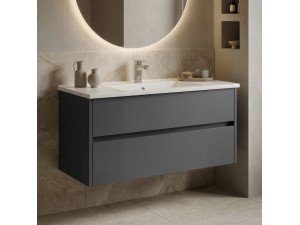 Waschtischunterschrank „Side 100 v3“ – 100 x 45 x 52 cm – Anthrazit matt 2