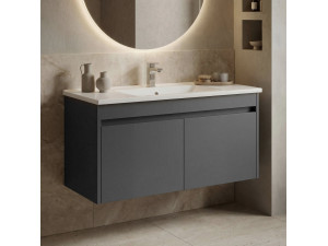 Waschtischunterschrank „Side 100 v3“ – 100 x 45 x 52 cm – Anthrazit matt 2